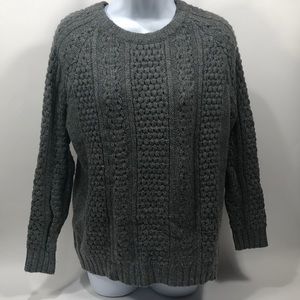 Women’s Small Gray Forever 21 Think Knit Sweater
